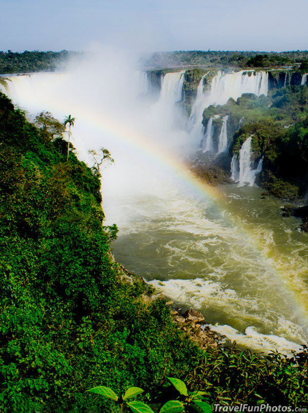 Foz do Iguaçu Waterfall in South Brazil