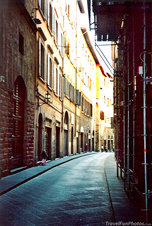 One of The Narrow Streets of Venice, Italy