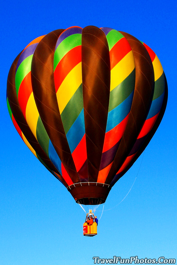 Hot Air Balloon at Prospect Lake, Colorado Springs, Colorado