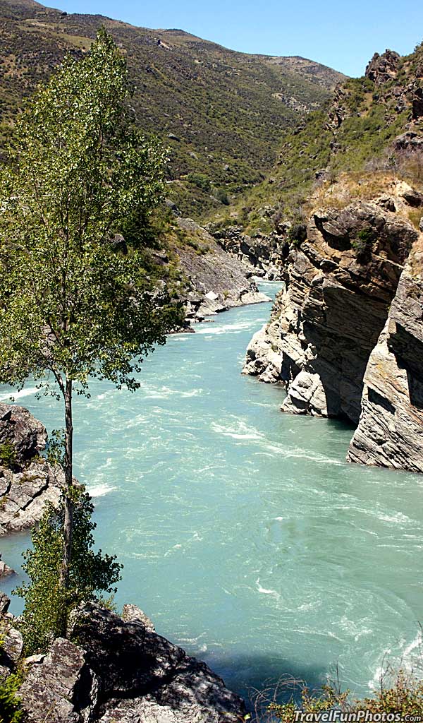 Roaring Meg Rapids of the Kawarau River, New Zealand