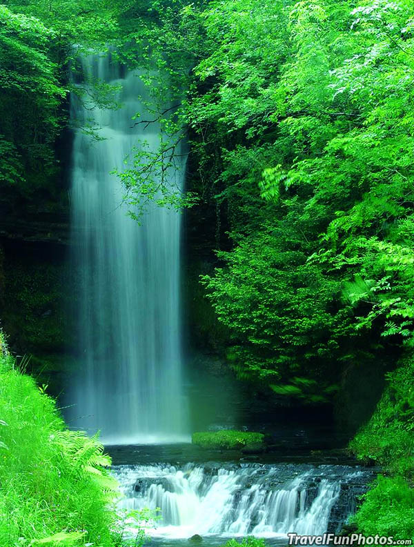 Glencar Waterfall in Leitrim Ireland
